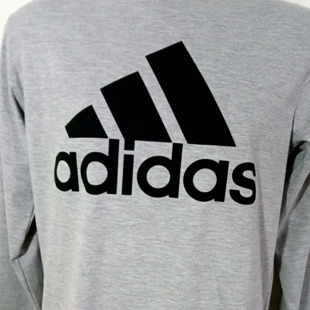 Adidas Golf Gray Long Sleeve T-shirt -A